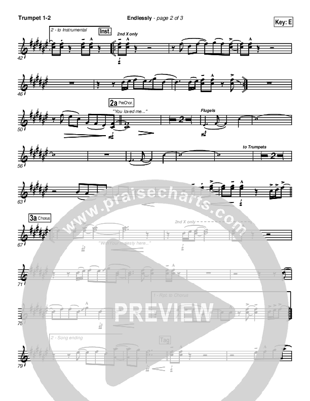 Endlessly Trumpet 1,2 (New Life Worship)