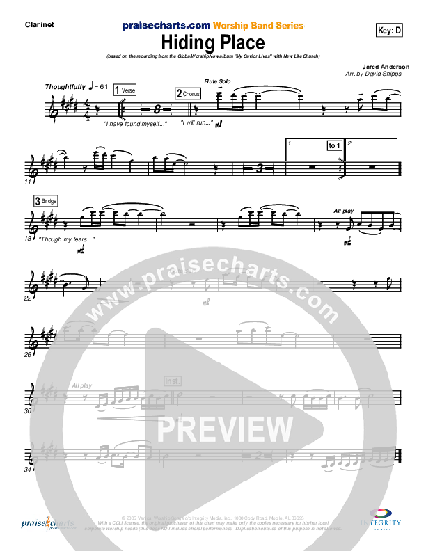 Hiding Place Wind Pack (New Life Worship)