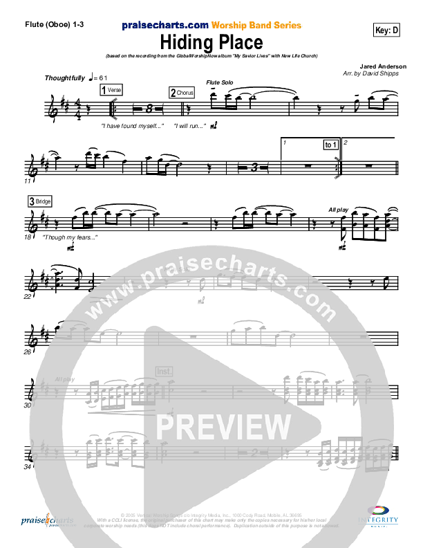 Hiding Place Wind Pack (New Life Worship)