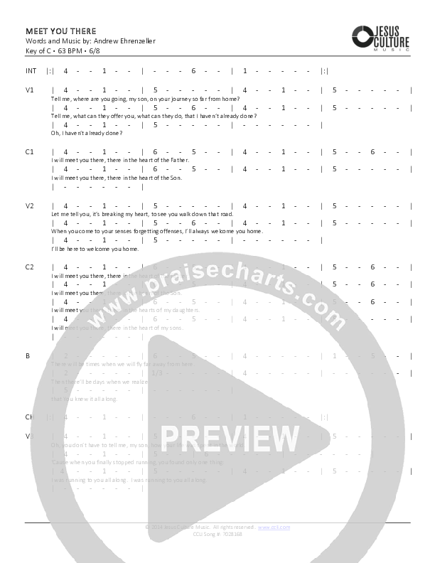 Meet You There Chords & Lyrics ()