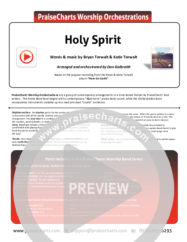 Holy Spirit  Orchestration (Bryan & Katie Torwalt)
