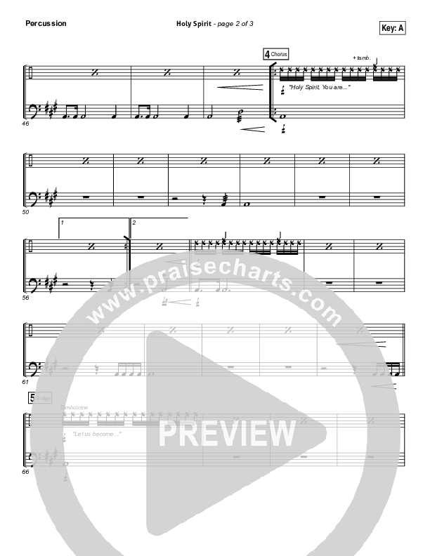 Holy Spirit  Percussion (Bryan & Katie Torwalt)