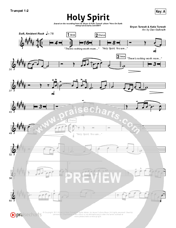 Holy Spirit Brass Pack (Bryan & Katie Torwalt)