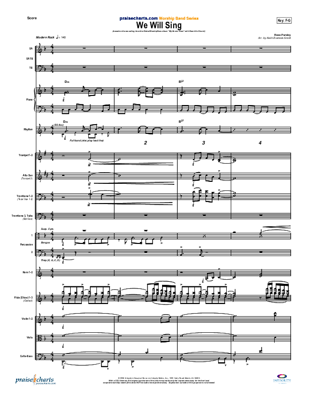 We Will Sing Orchestration (New Life Worship)