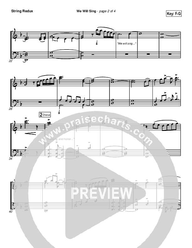 We Will Sing Synth Strings (New Life Worship)