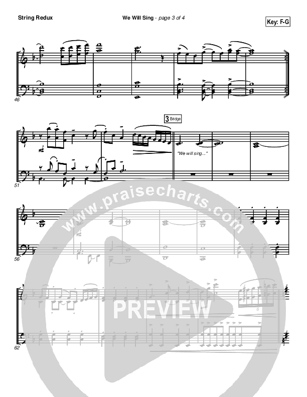 We Will Sing Synth Strings (New Life Worship)