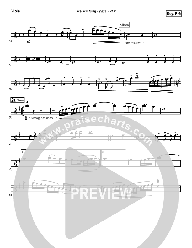 We Will Sing Viola (New Life Worship)