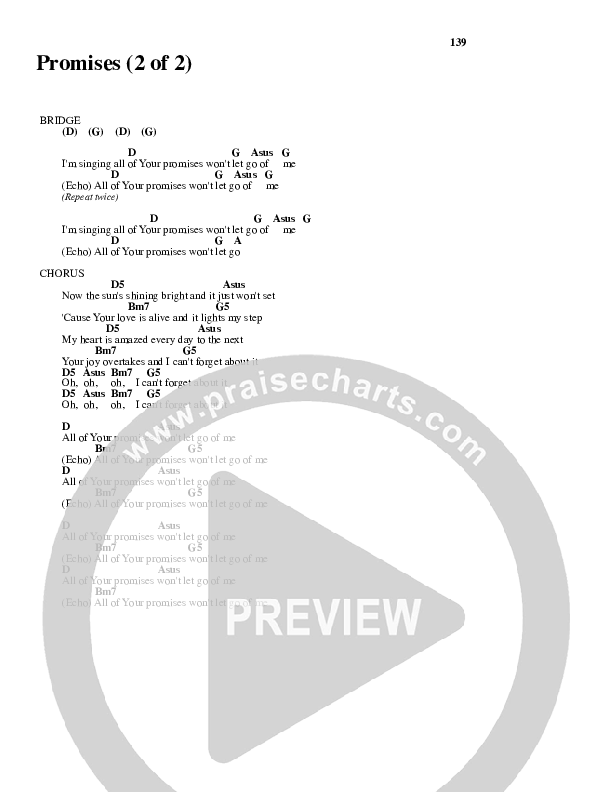 Promises Chords & Lyrics (New Life Worship)