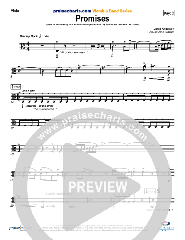 Promises Viola (New Life Worship)