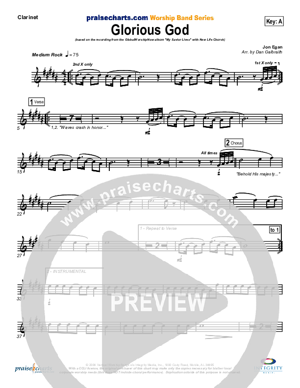 Glorious God Wind Pack (New Life Worship)