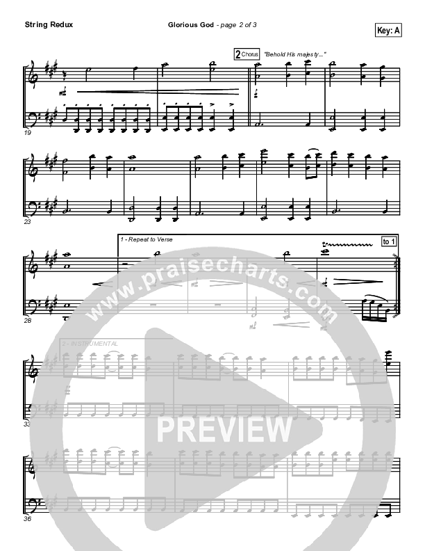 Glorious God String Pack (New Life Worship)