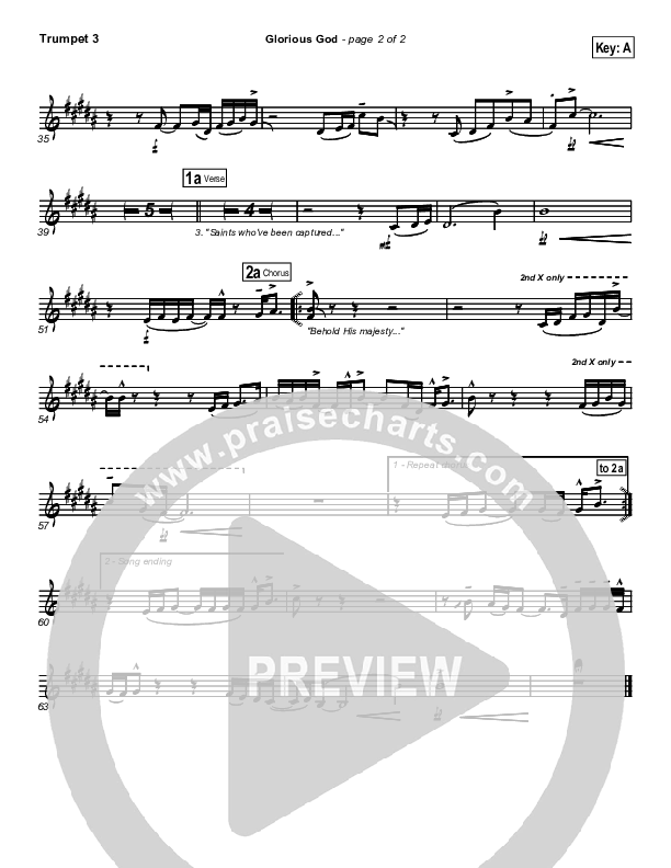 Glorious God Trumpet 3 (New Life Worship)