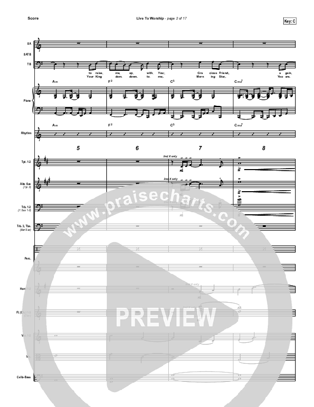 Live To Worship Orchestration (New Life Worship)