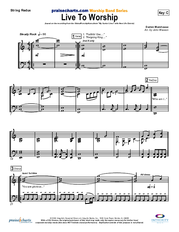 Live To Worship Synth Strings (New Life Worship)