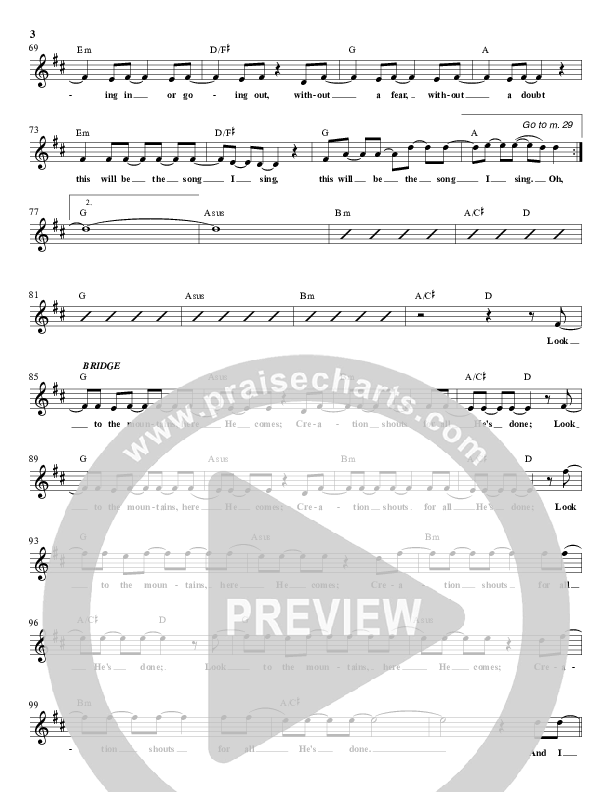 Now And Forevermore Lead Sheet (Dustin Smith)