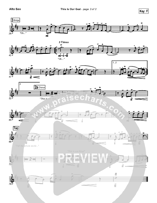 This Is Our God Alto Sax (New Life Worship)