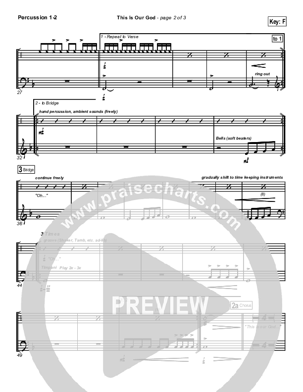 This Is Our God Percussion 1/2 (New Life Worship)