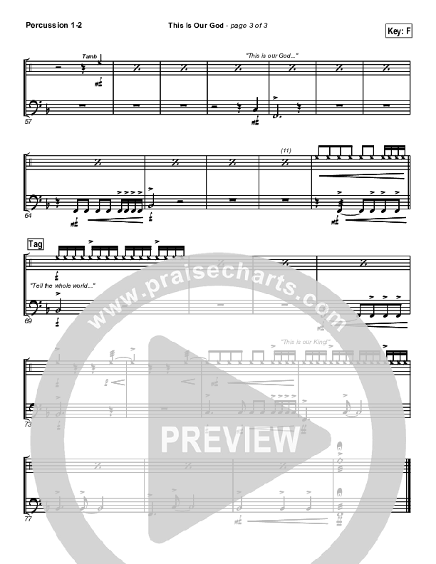 This Is Our God Percussion 1/2 (New Life Worship)