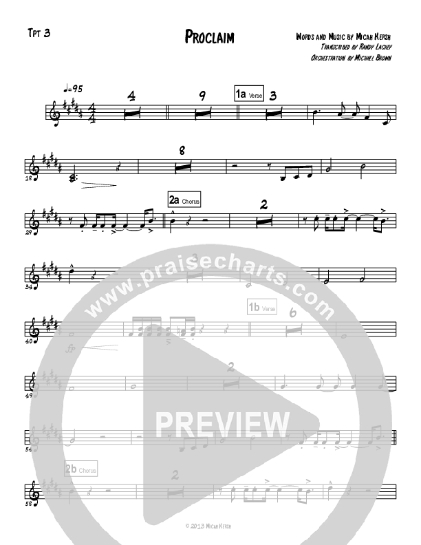 Proclaim Trumpet 3 (Micah Kersh)