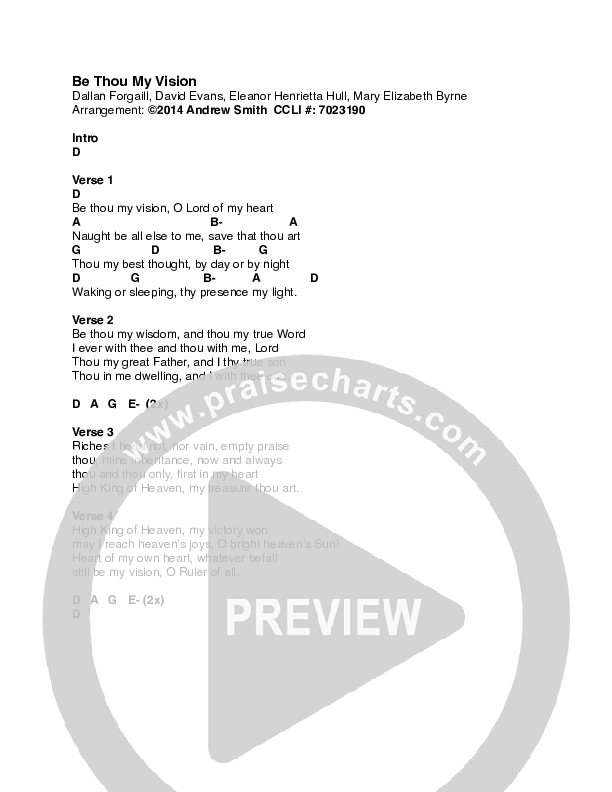 Be Thou My Vision Chords & Lyrics (Visible Worship)