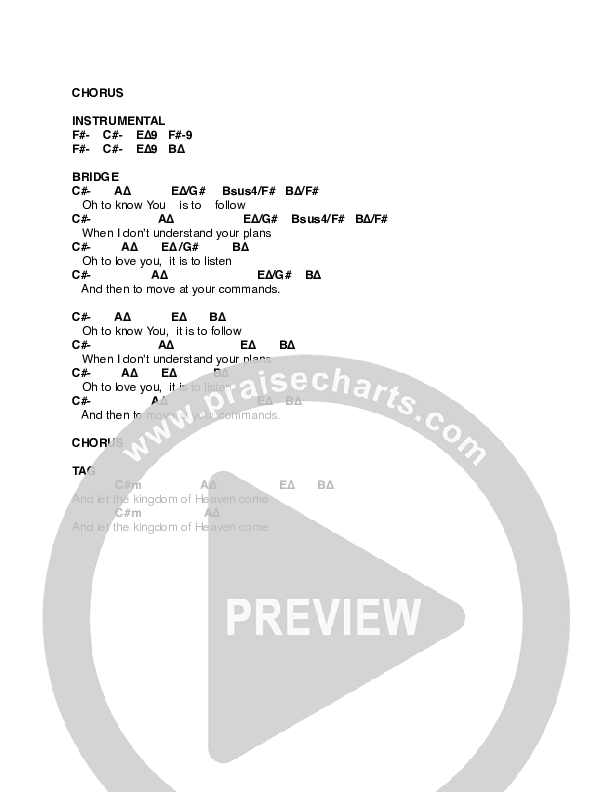 I Will Chords & Lyrics (Visible Worship)