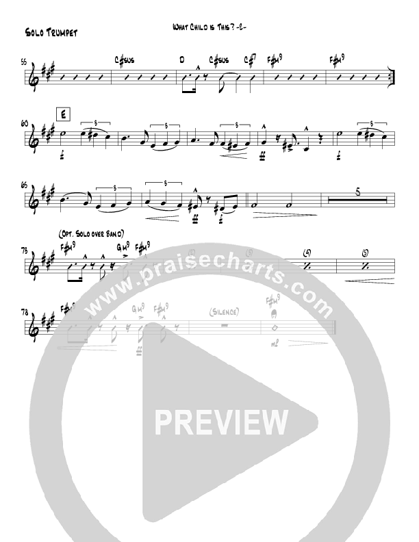 What Child Is This (Instrumental) Trumpet 1,2 (Jeff Anderson)