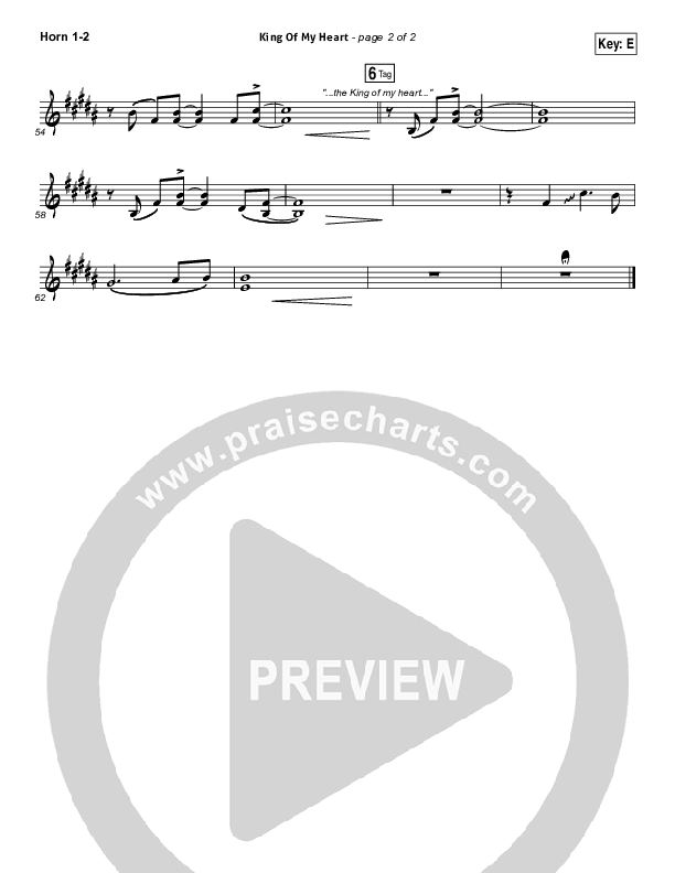 King Of My Heart French Horn 1/2 (Love & The Outcome)