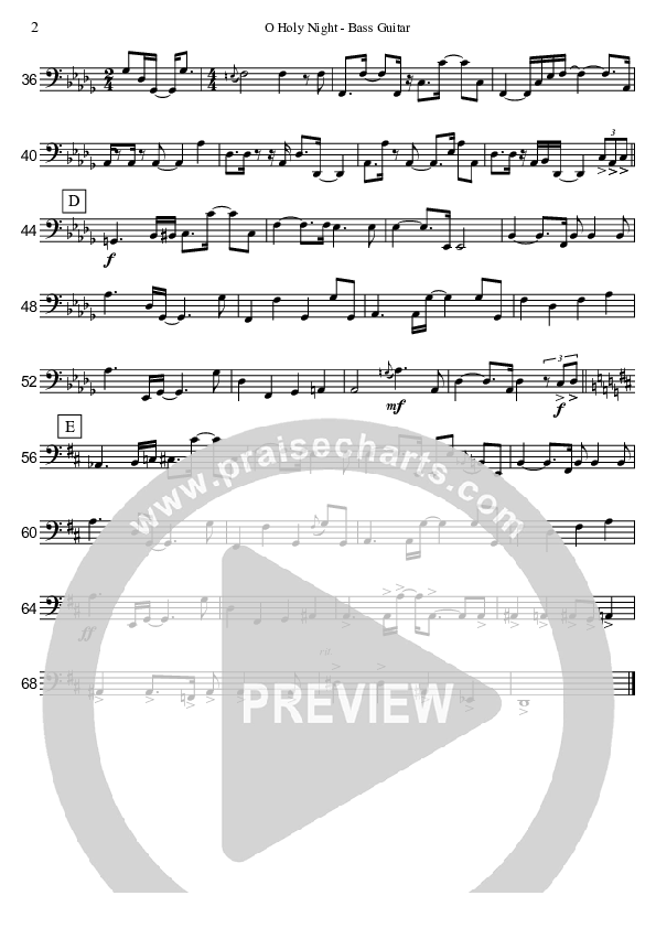 O Holy Night (Instrumental) Guitar (David Arivett)