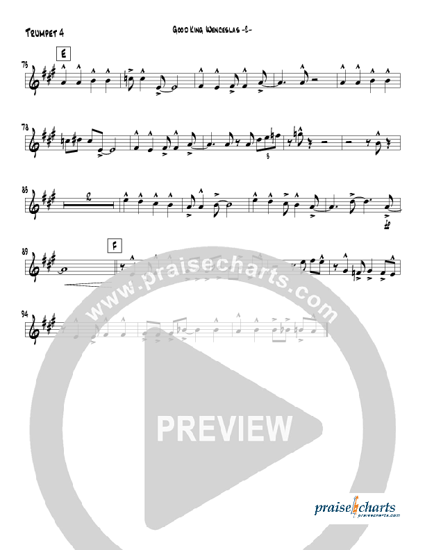 Good King Wenceslas (Instrumental) Trumpet (Jeff Anderson)