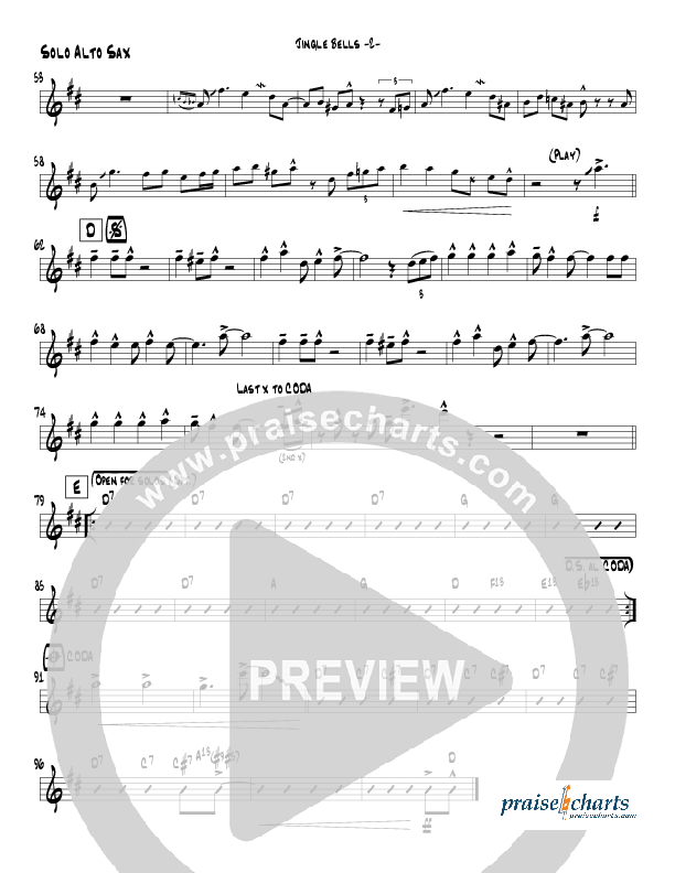 Jingle Bells (Instrumental) Alto Sax (Jeff Anderson)