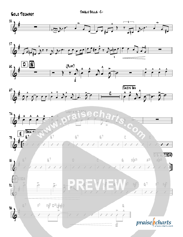 Jingle Bells (Instrumental) Solo Line (Jeff Anderson)