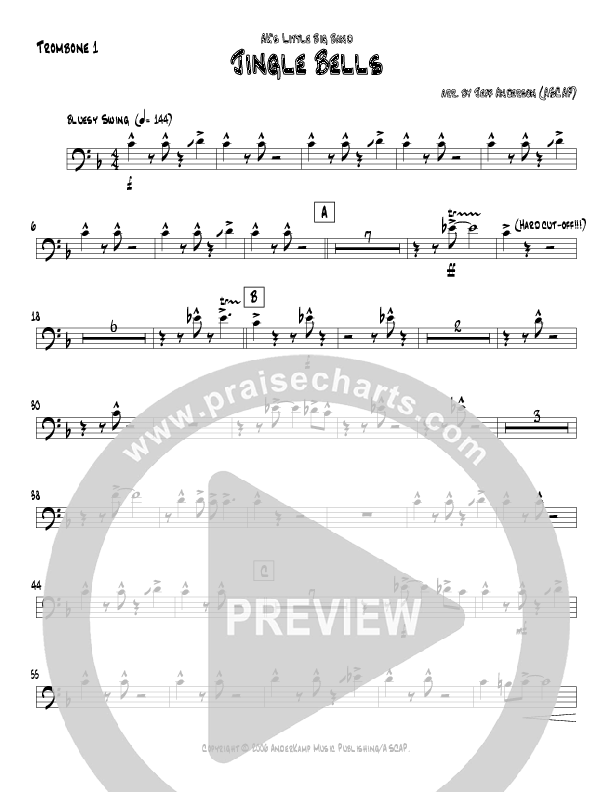 Jingle Bells (Instrumental) Trombone 1 (Jeff Anderson)