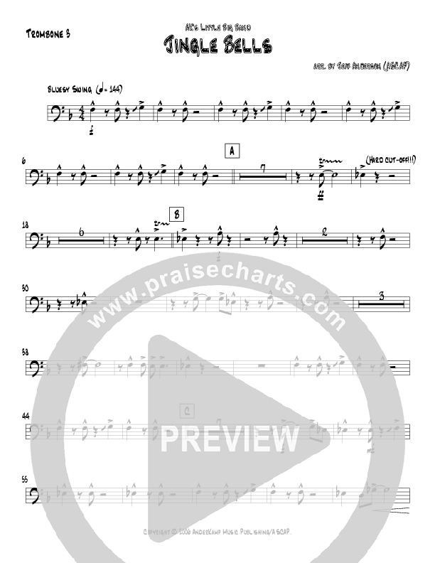 Jingle Bells (Instrumental) Trombone 3 (Jeff Anderson)