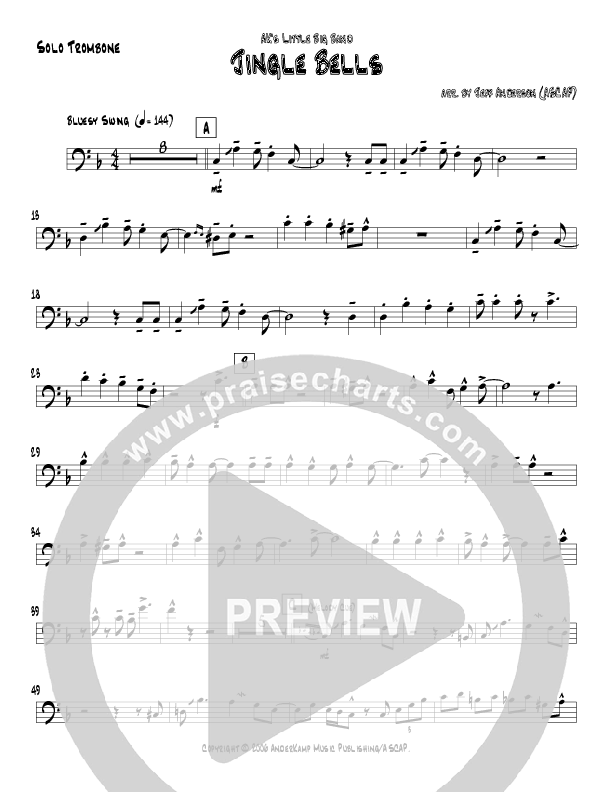 Jingle Bells (Instrumental) Trombone (Jeff Anderson)