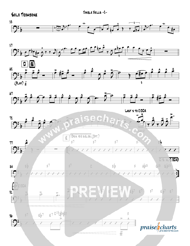 Jingle Bells (Instrumental) Trombone (Jeff Anderson)