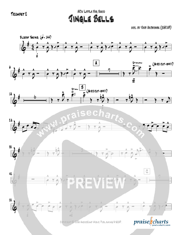 Jingle Bells (Instrumental) Trumpet 2 (Jeff Anderson)