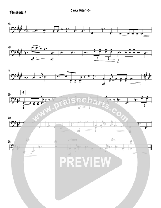 O Holy Night (Instrumental) Trombone (Jeff Anderson)