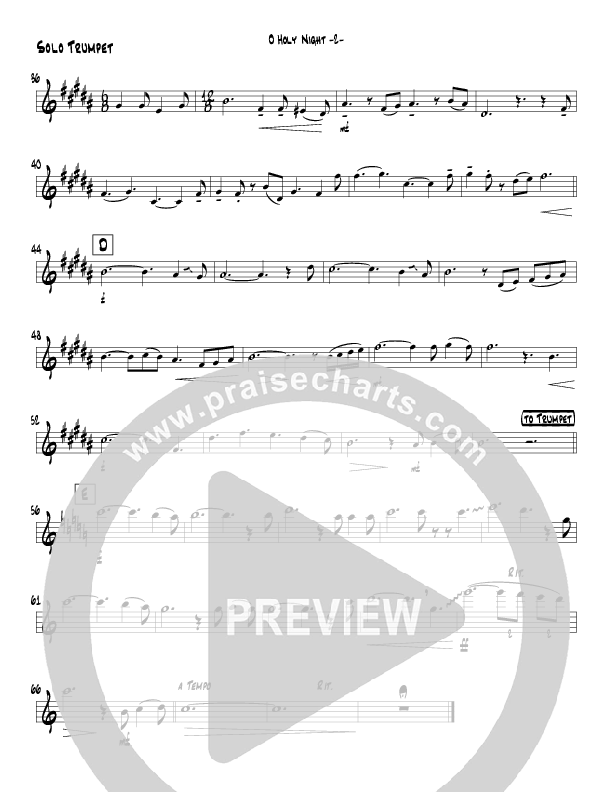 O Holy Night (Instrumental) Trumpet (Jeff Anderson)