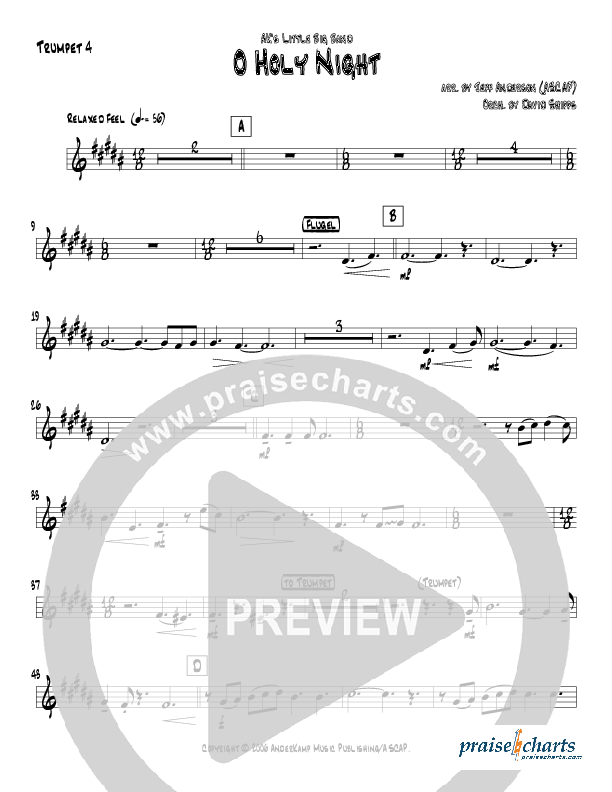 O Holy Night (Instrumental) Trumpet (Jeff Anderson)