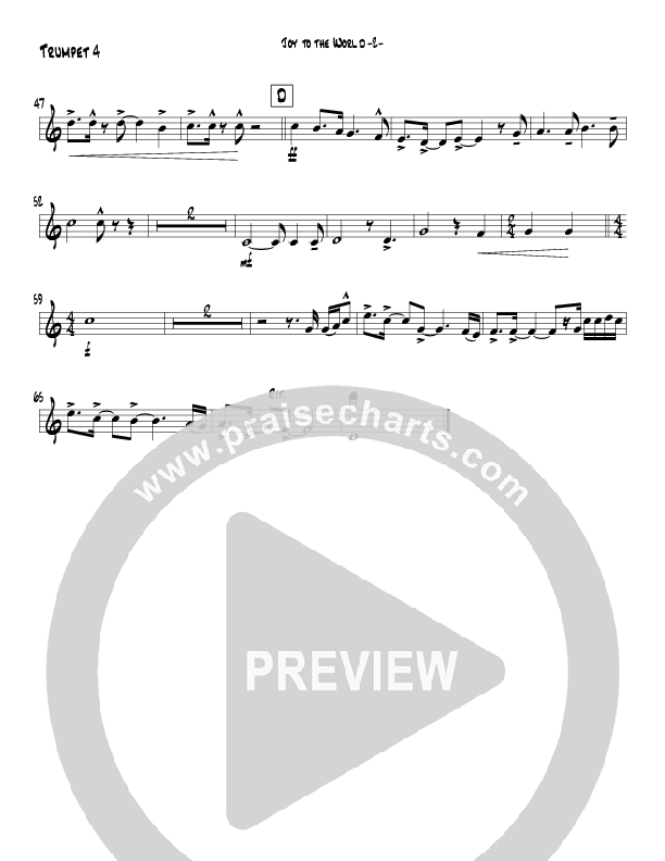 Joy To The World (Instrumental) Trumpet (Jeff Anderson)