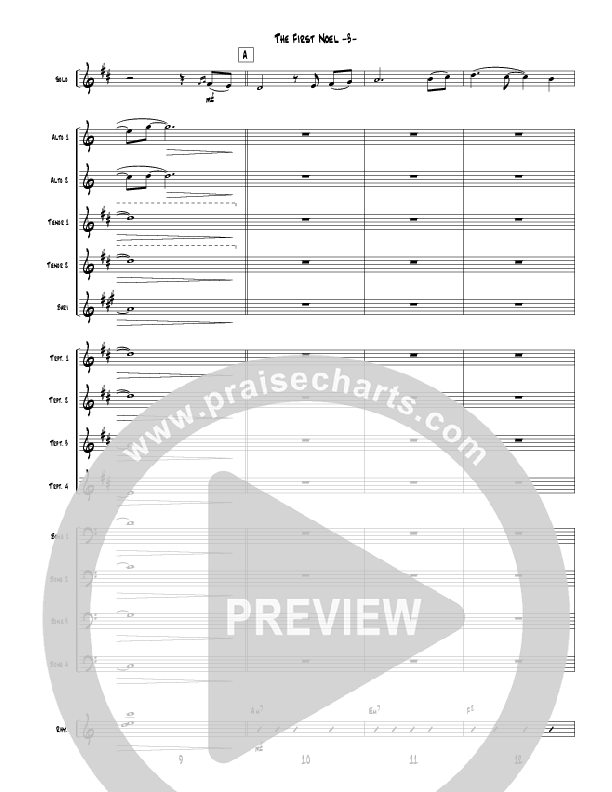 The First Noel (Instrumental) Conductor's Score (Jeff Anderson)