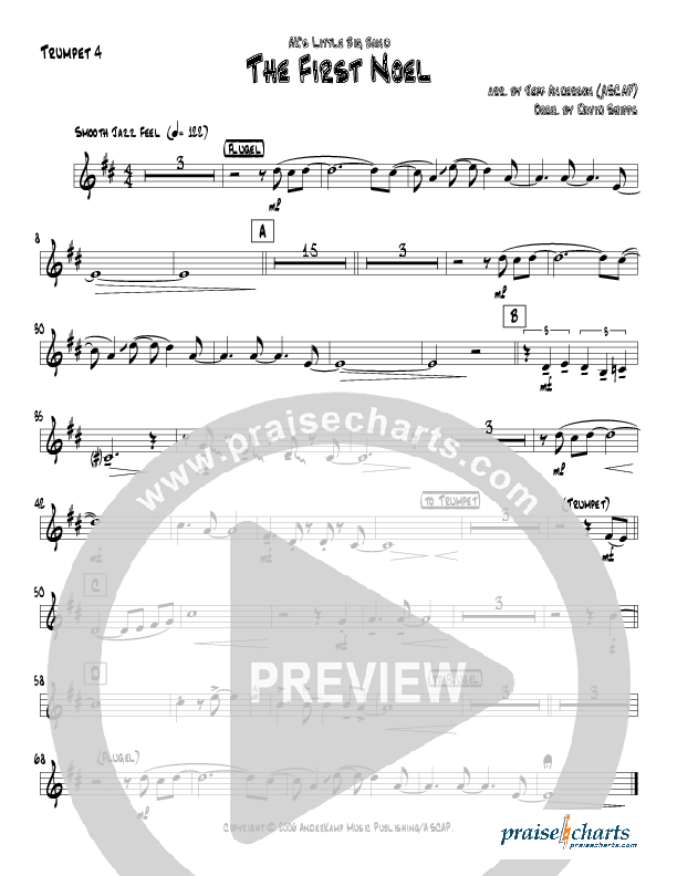 The First Noel (Instrumental) Trumpet (Jeff Anderson)