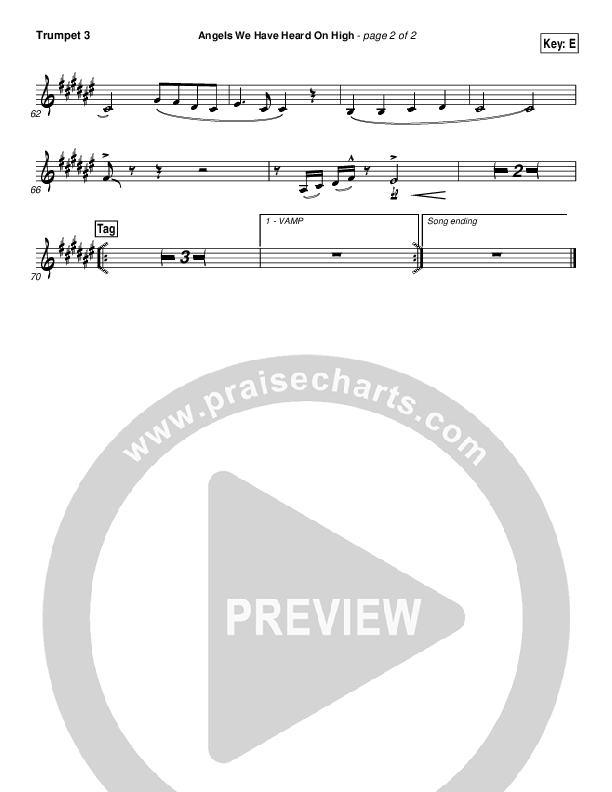 Angels We Have Heard On High Trumpet 3 (Third Day)