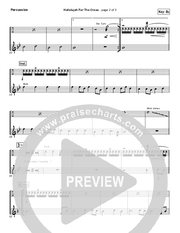 Hallelujah For The Cross Percussion (Newsboys)