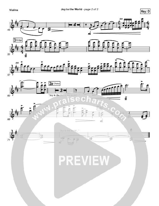 Joy To The World Violins (Third Day)