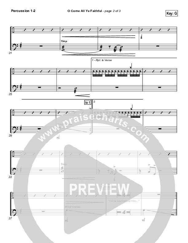 O Come All Ye Faithful Percussion (Third Day)