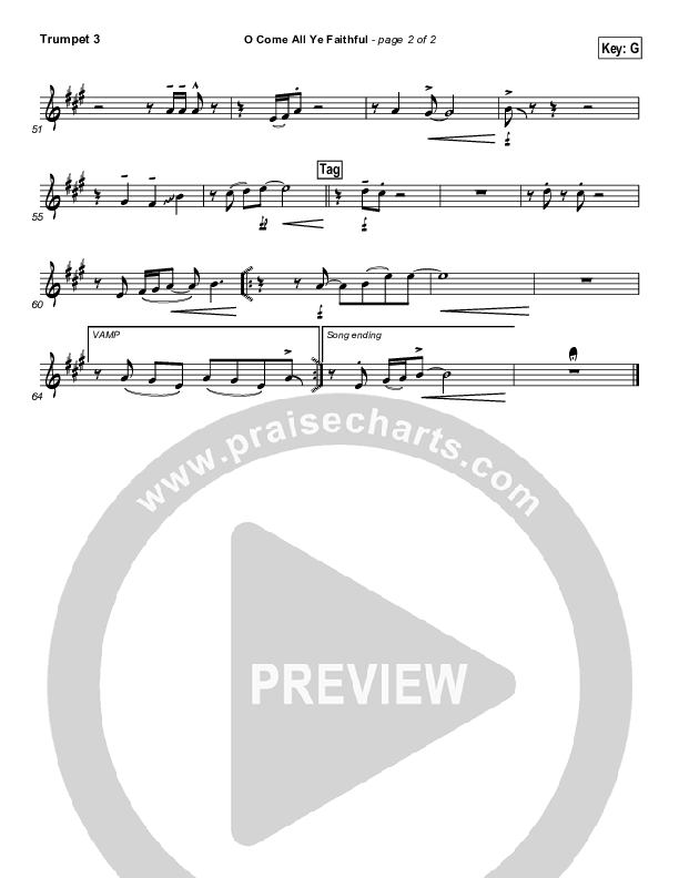 O Come All Ye Faithful Trumpet 3 (Third Day)