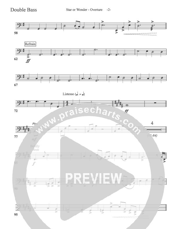 Star Of Wonder Double Bass (Aaron Shust)