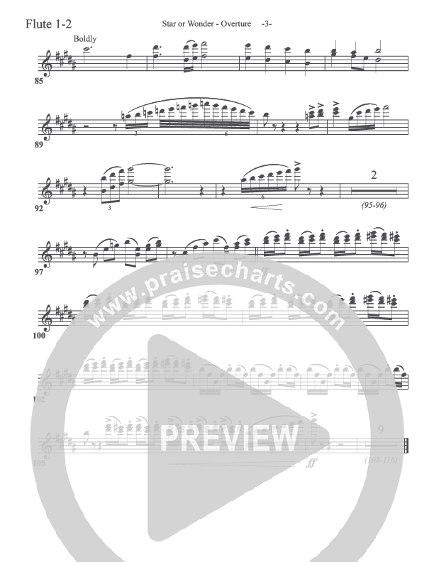 Star Of Wonder Flute 1/2 (Aaron Shust)