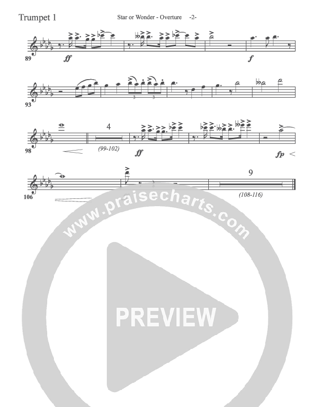 Star Of Wonder Trumpet 1 (Aaron Shust)